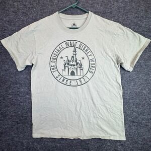 Disney T-Shirt Mens Large Green Walt Disney World Since 1971 Graphic Tee